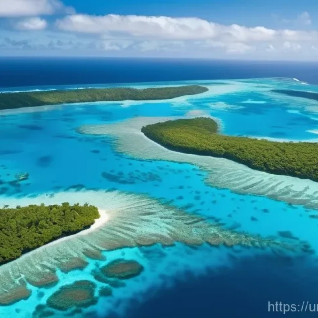 투발루에서 숙박하기 - Here are three image generation prompts in English, designed to capture the essence of Tuvalu while ...