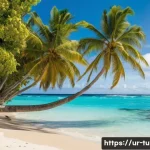 Home 12 투발루 독립 과정 - **Prompt: Glimmer of Independence on Tuvalu Shores**
A vibrant and joyful scene capturing the ce...